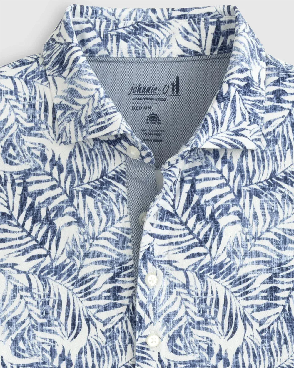 Johnnie-O Aiken Printed Mesh Performance Polo