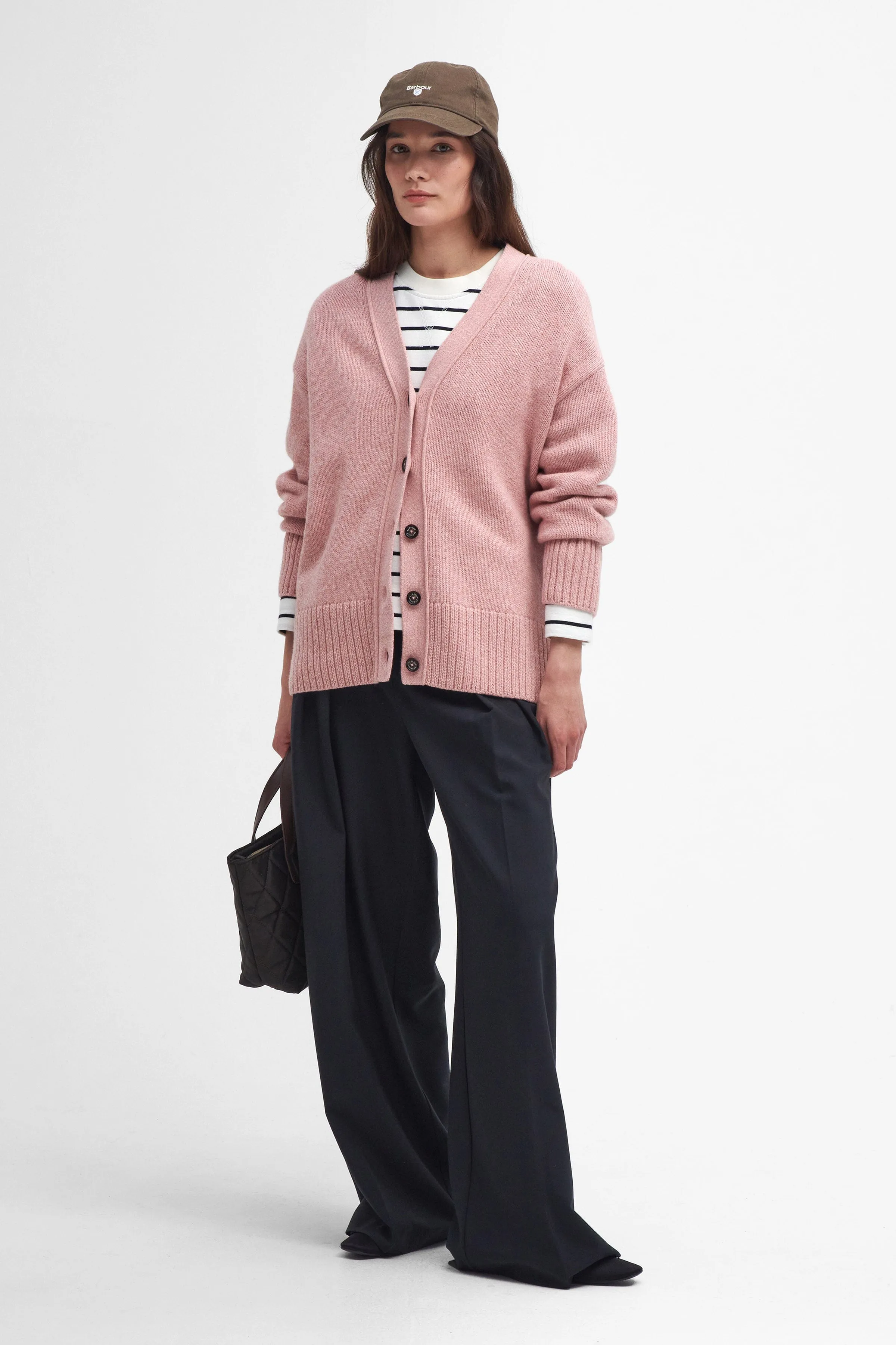 Joni Knitted Cardigan - Mahogany Rose