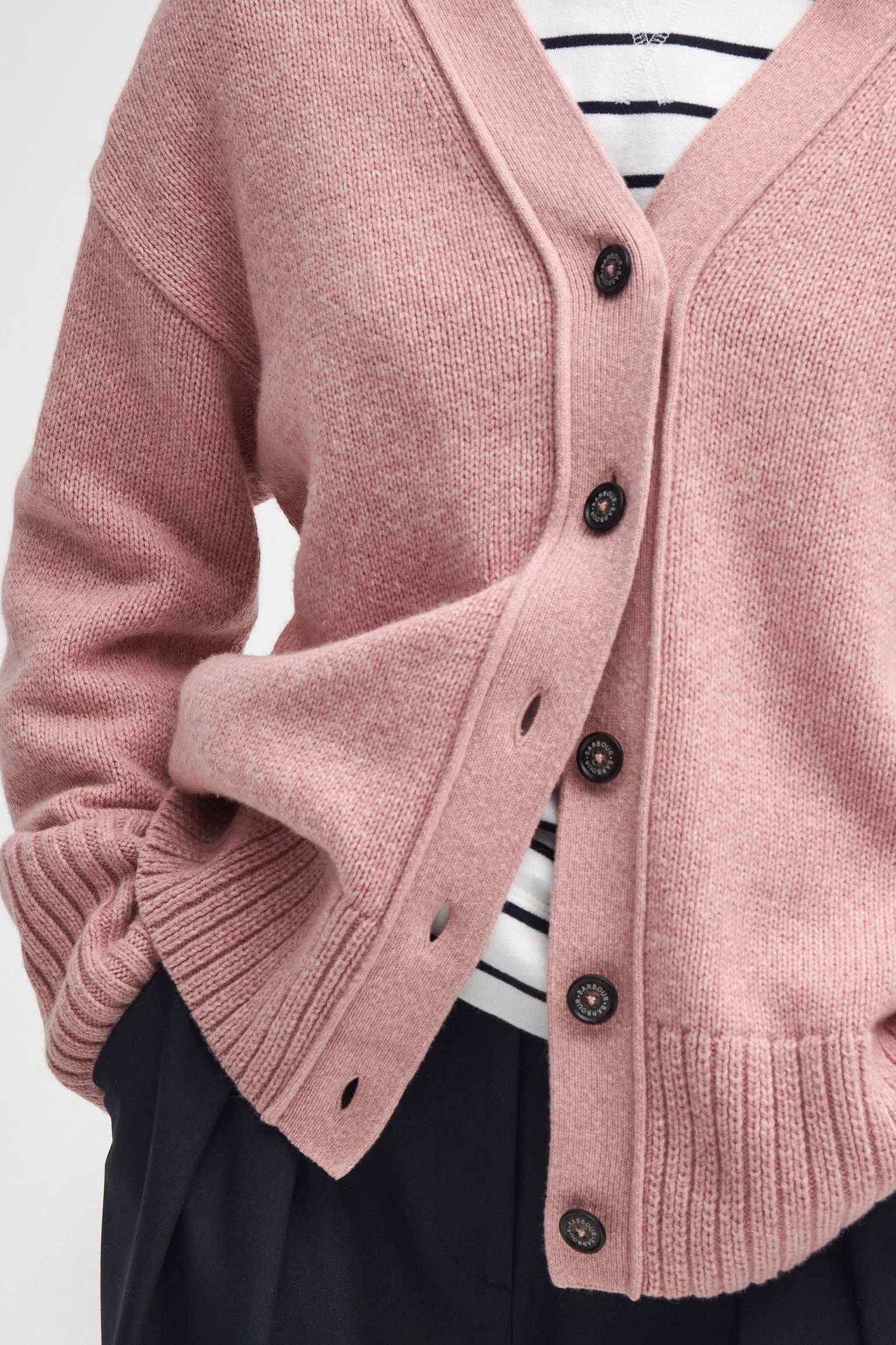 Joni Knitted Cardigan - Mahogany Rose