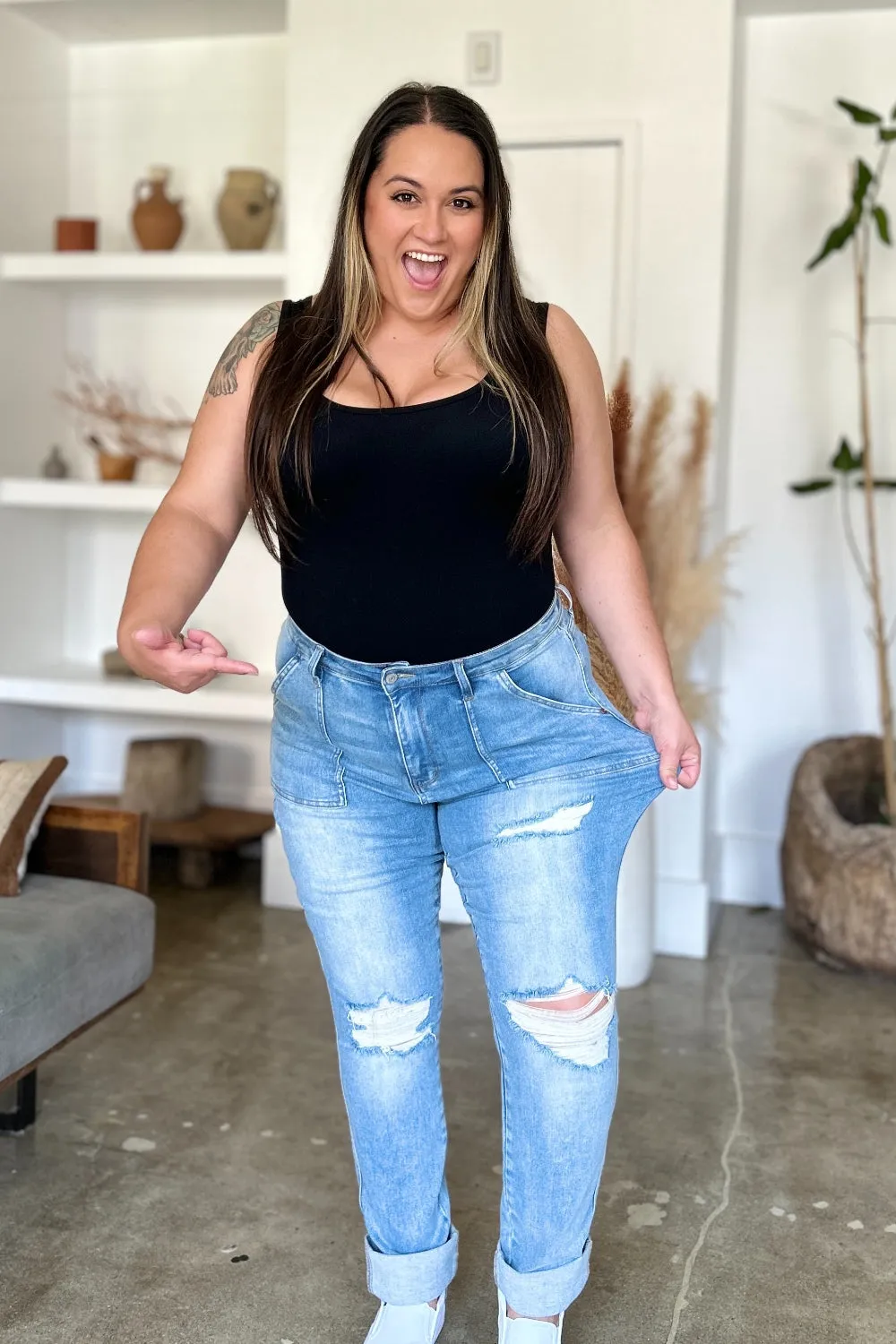 Judy Blue* Pumpkin Patch Relaxed Jeans