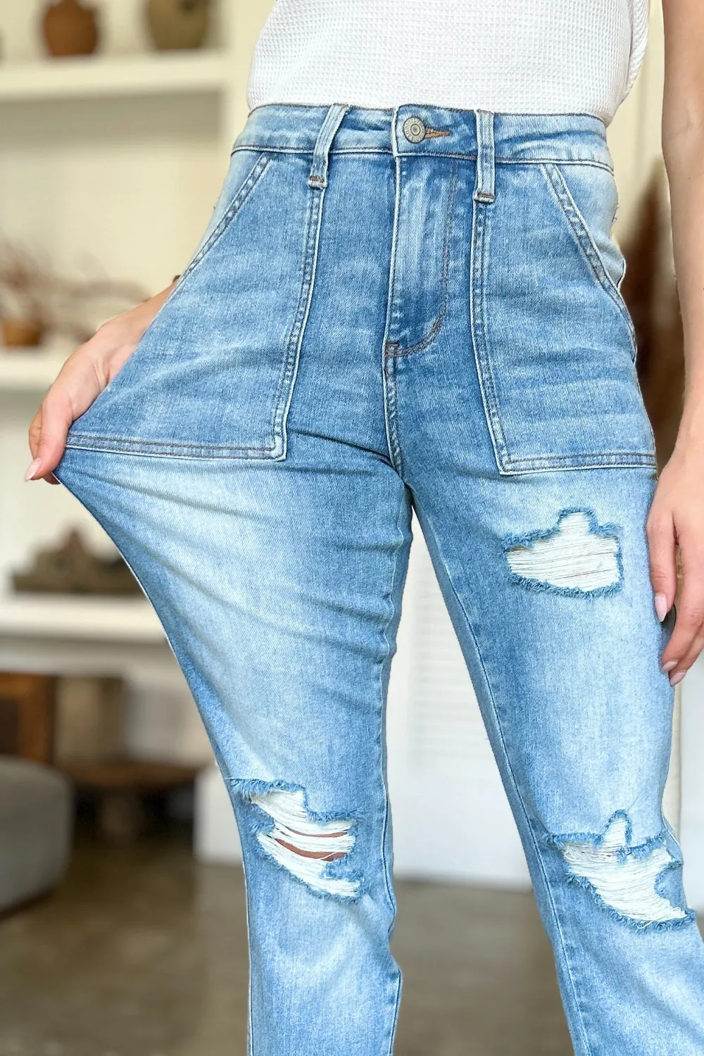 Judy Blue* Pumpkin Patch Relaxed Jeans