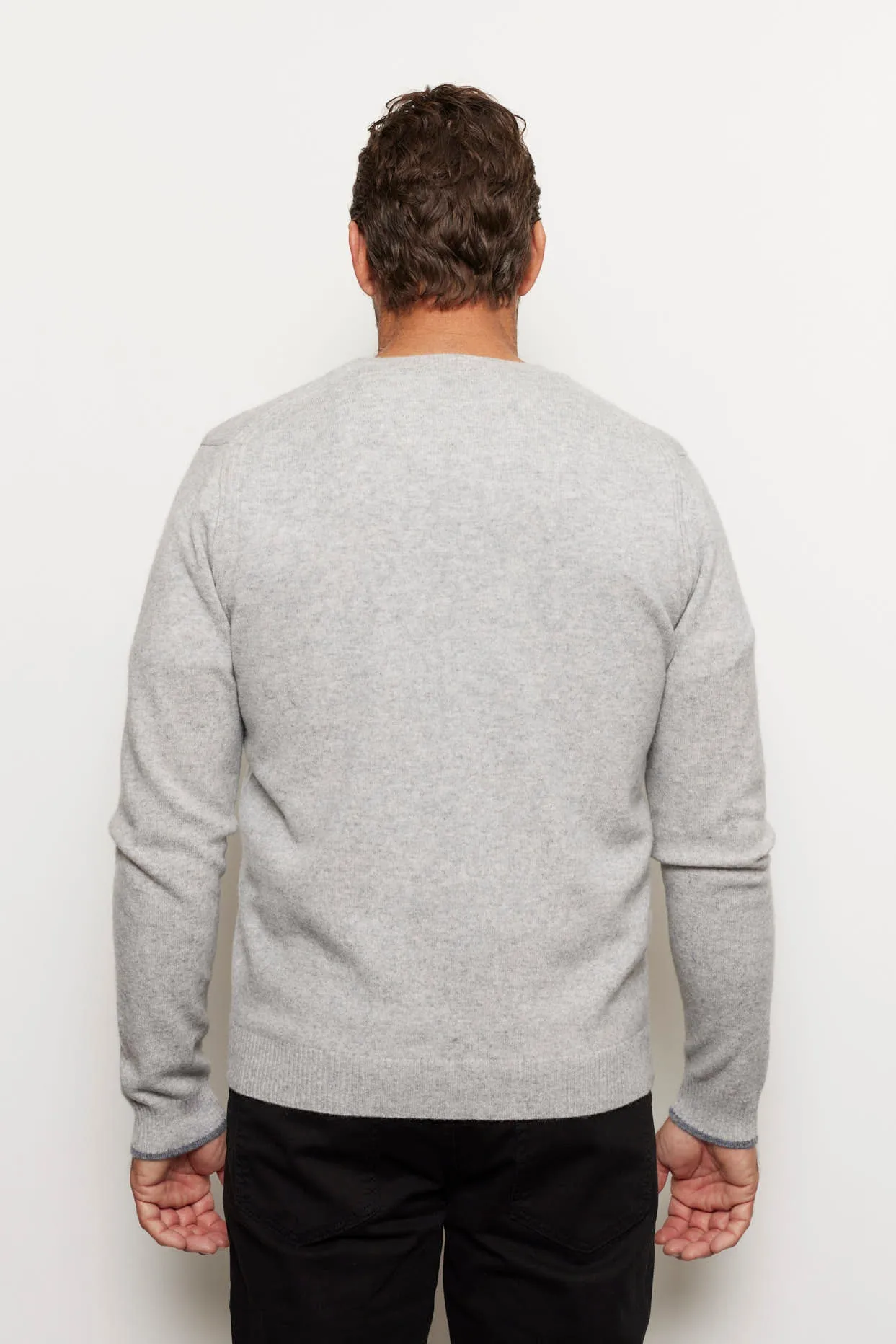 Jules Cashmere Sweater in Grey