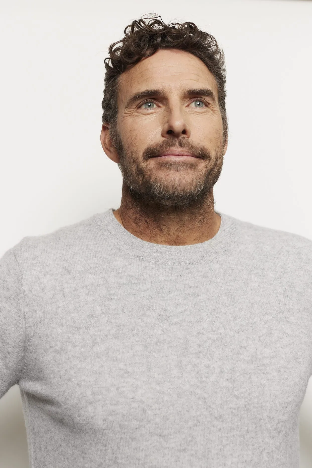 Jules Cashmere Sweater in Grey