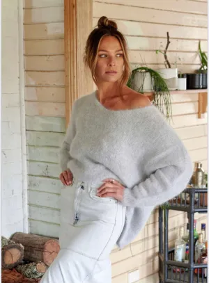 Jumper Angor Knitwear Dove Grey