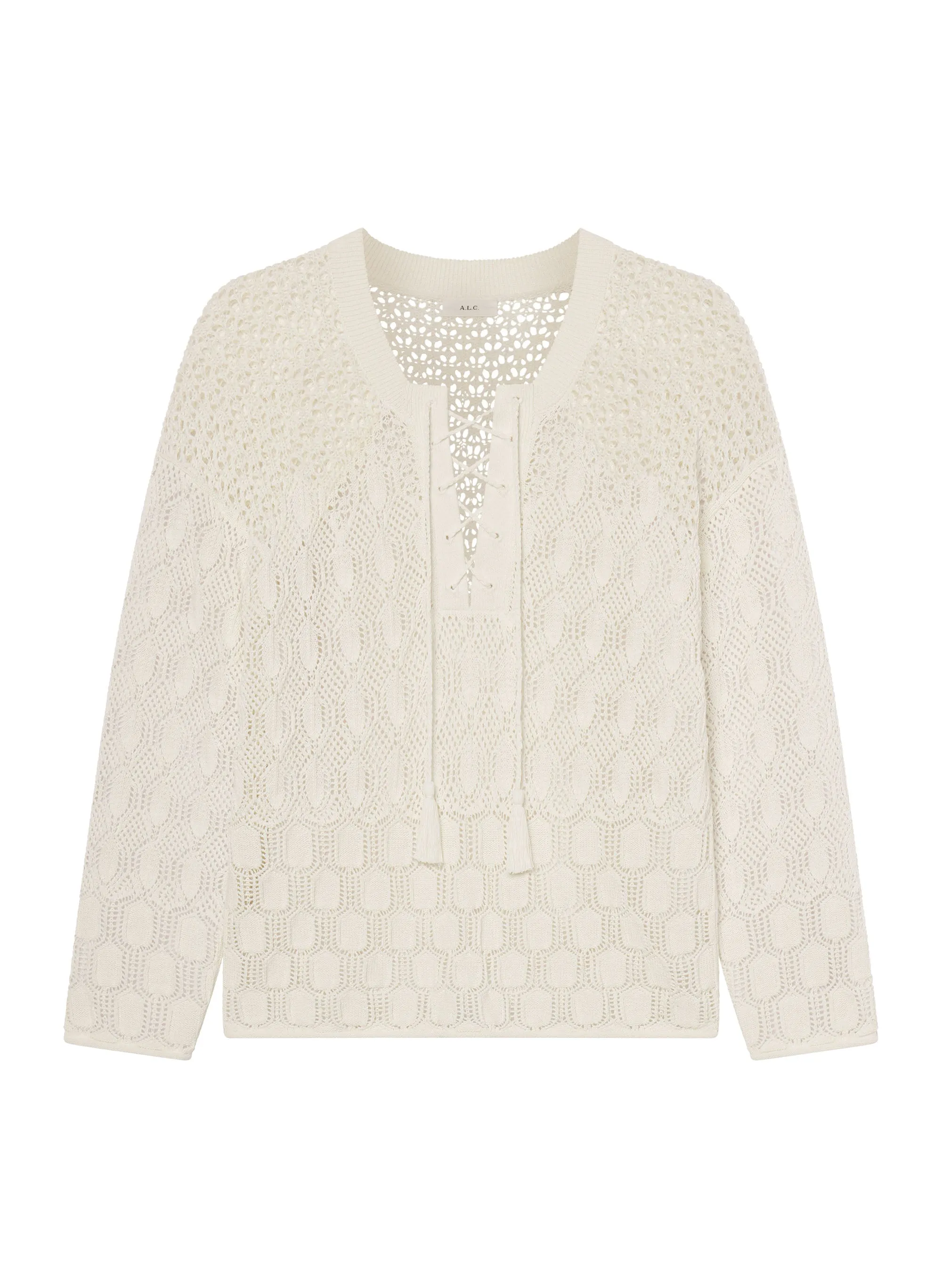 Keri Crochet Knit Sweater