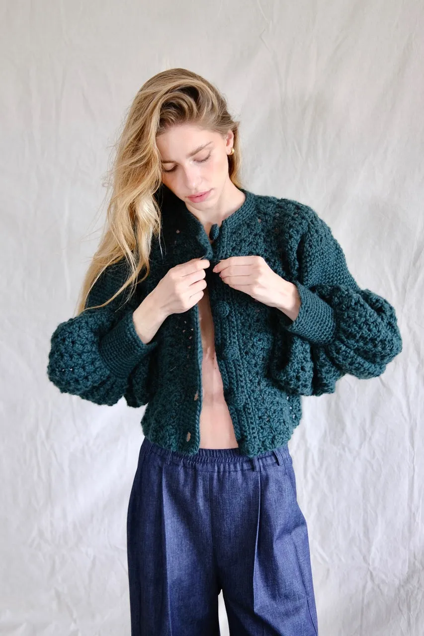 Knitwear No.115. Jardin du Bagatelle Cardigan