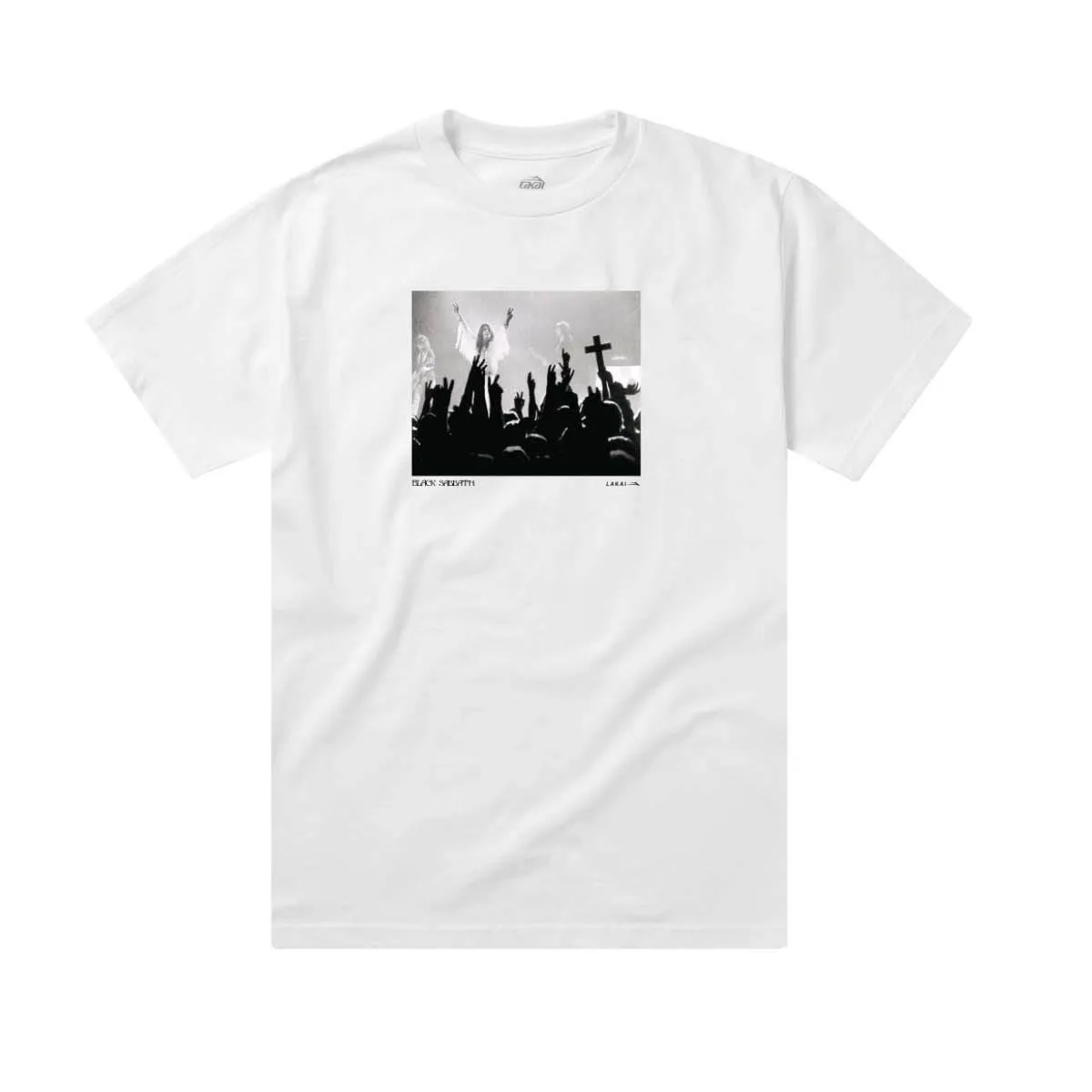 LAKAI X BLACK SABBATH TOUR PHOTO S/S TEE // WHITE