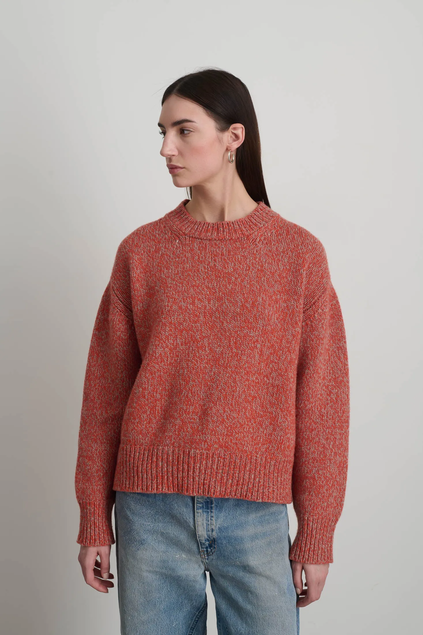 Lambswool Raglan Poppy Twist