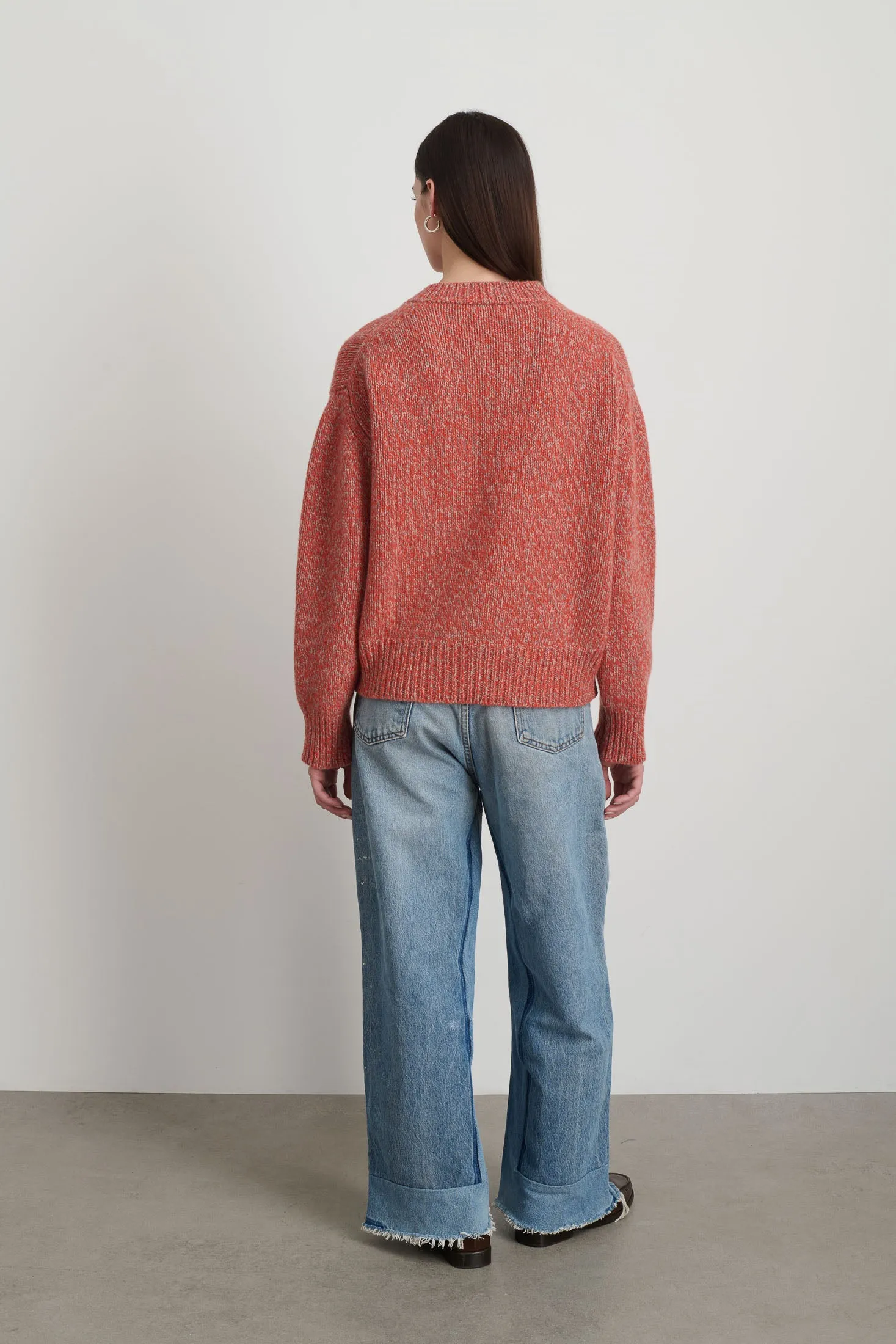 Lambswool Raglan Poppy Twist