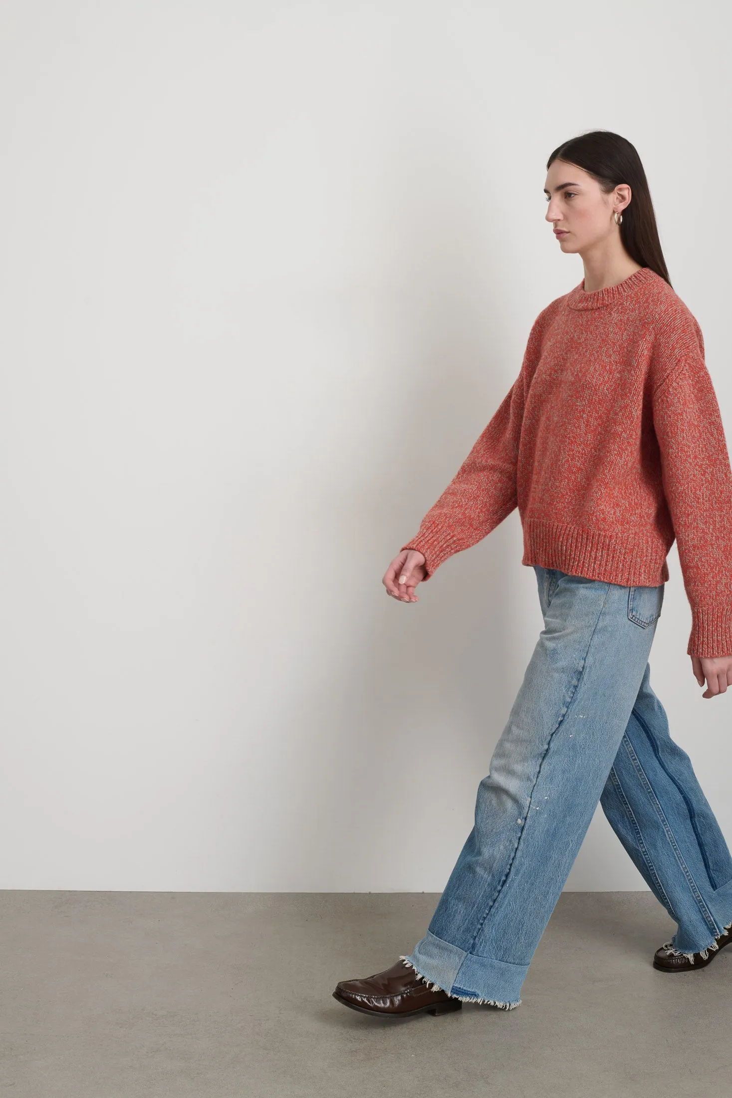 Lambswool Raglan Poppy Twist