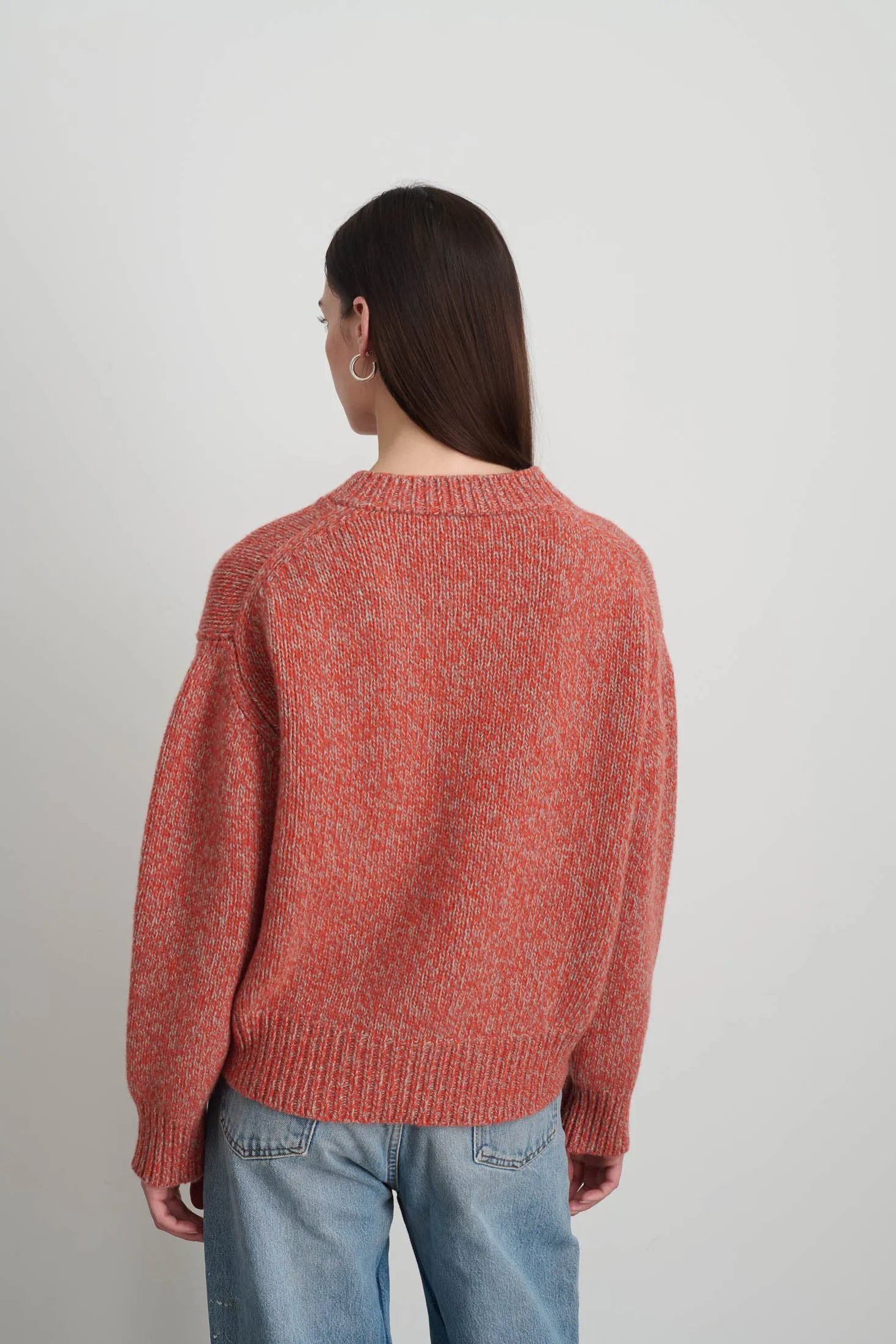 Lambswool Raglan Poppy Twist