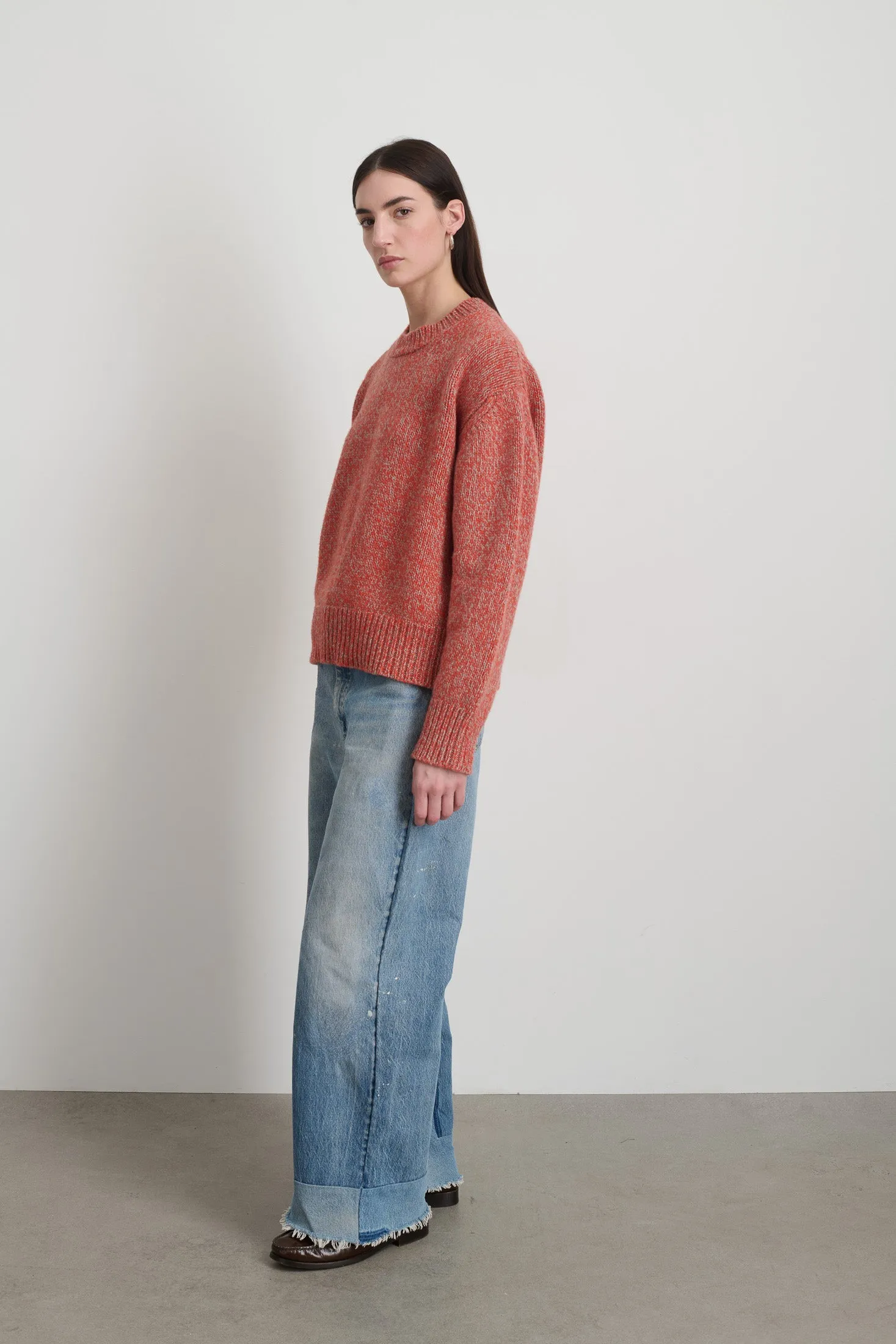Lambswool Raglan Poppy Twist