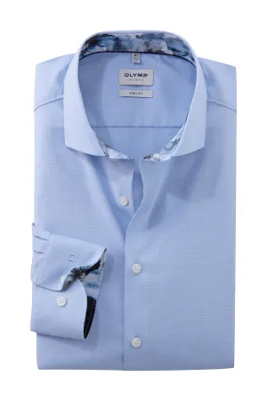 Level 5 Body Fit Shirt with Trim - Blue