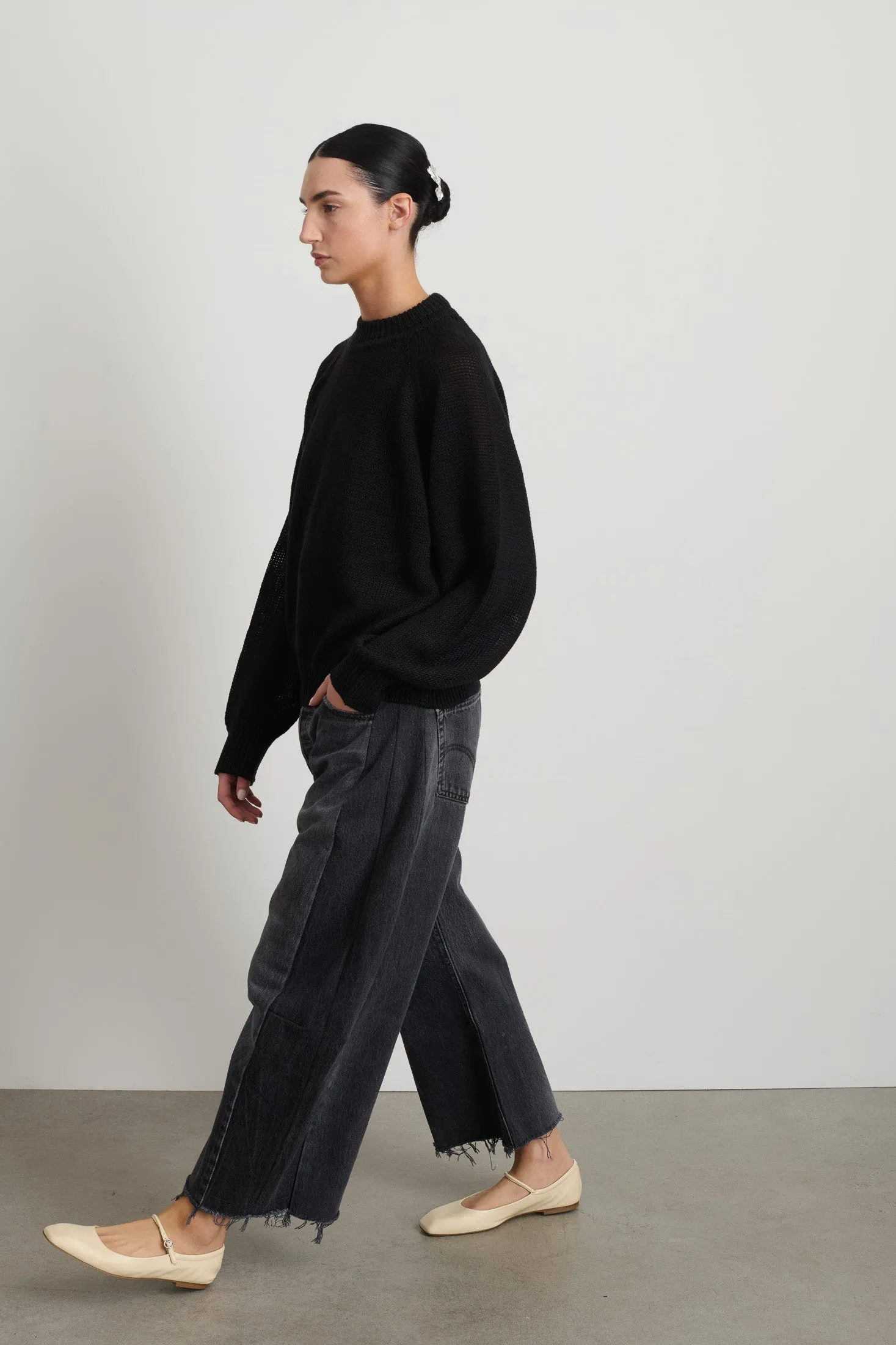 Lind Knit Crew Black
