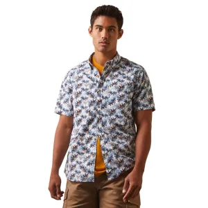 Men's Ariat Palm Waves Stretch Modern Fit Shirt - 10043706 - FINAL SALE