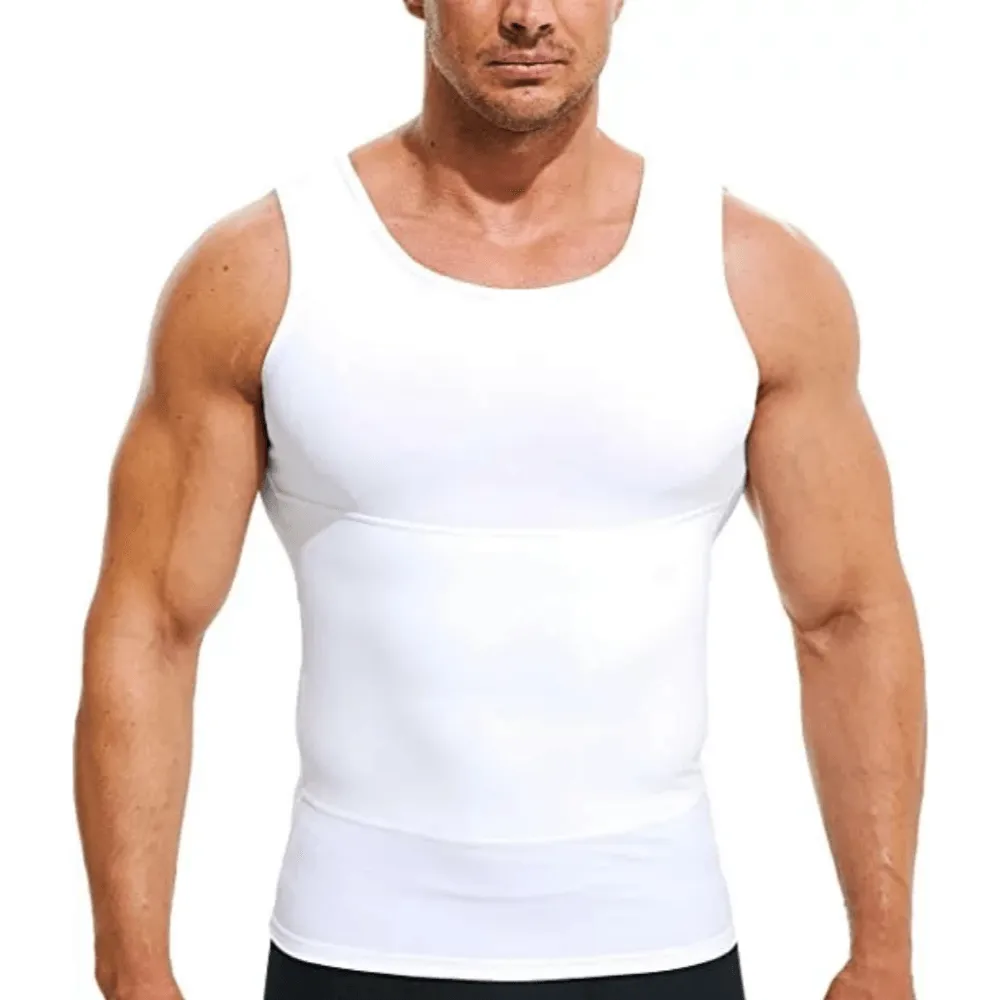Men's Slimming Undershirt - Comfortable Shapewear for Men, Breathable
