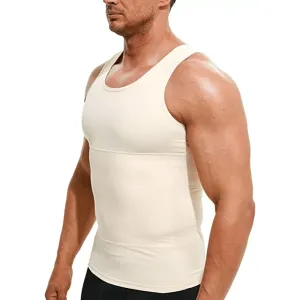Men's Slimming Undershirt - Comfortable Shapewear for Men, Breathable