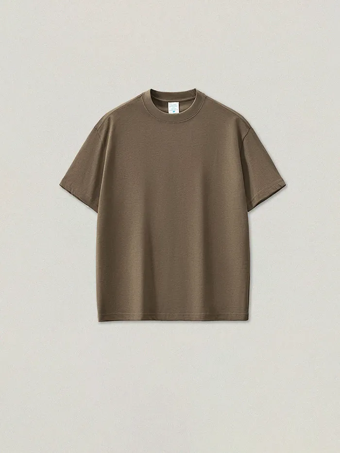 Men'S Solid Dropped Sleeve Tees