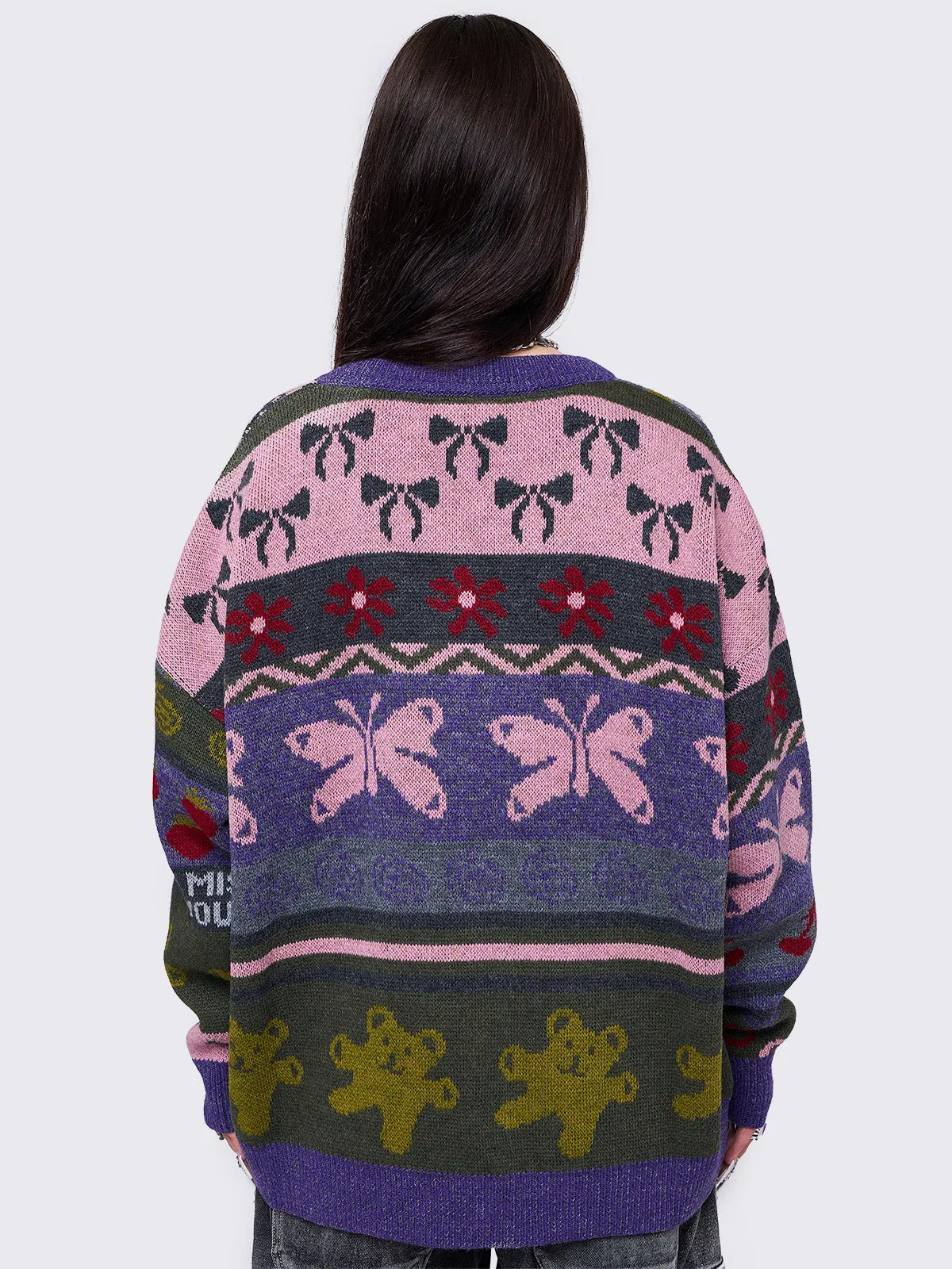 Miss You Jacquard Cardigan