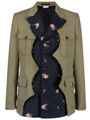 Mix Pattern Blazer