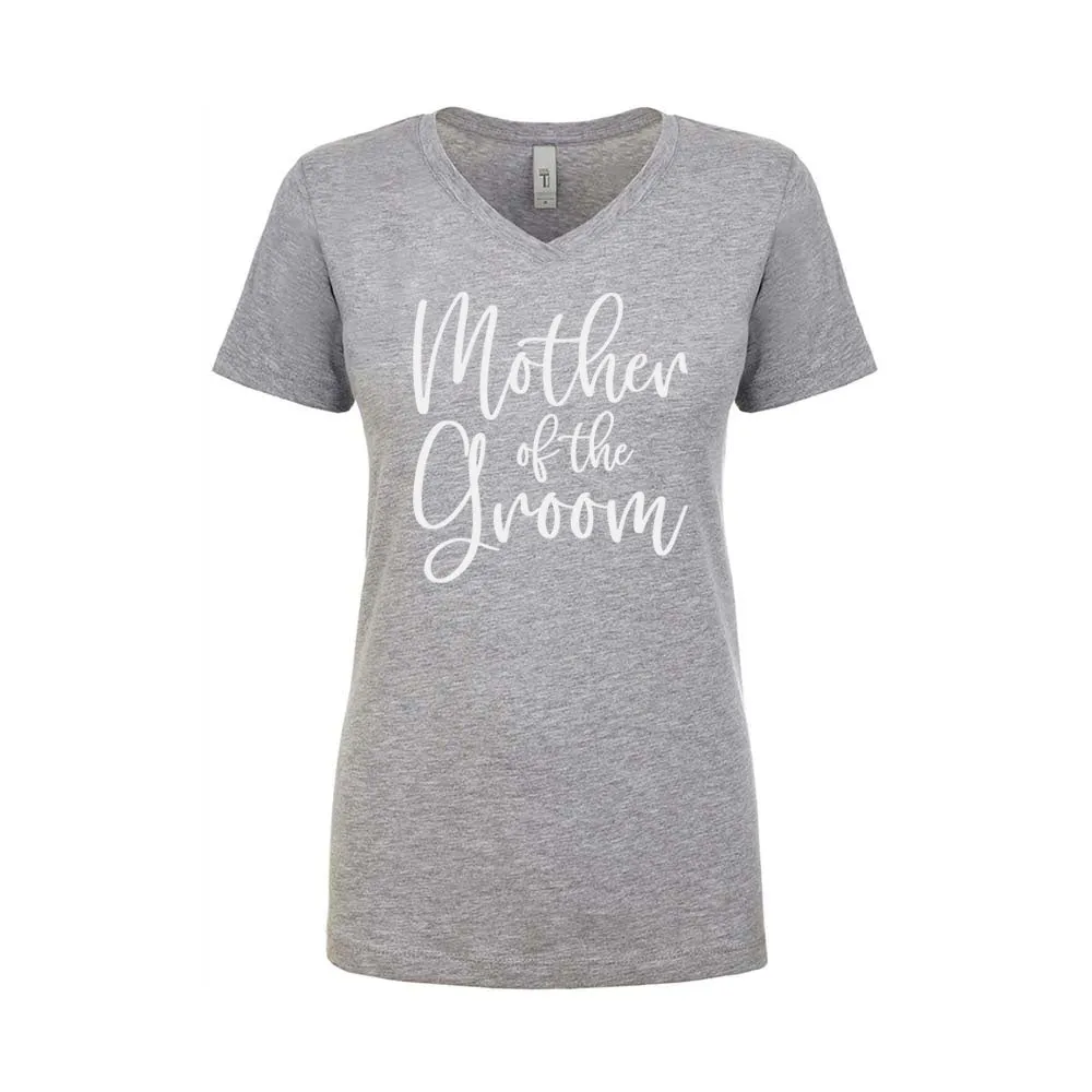Mother of the Groom/Bride T-Shirts in Cursive