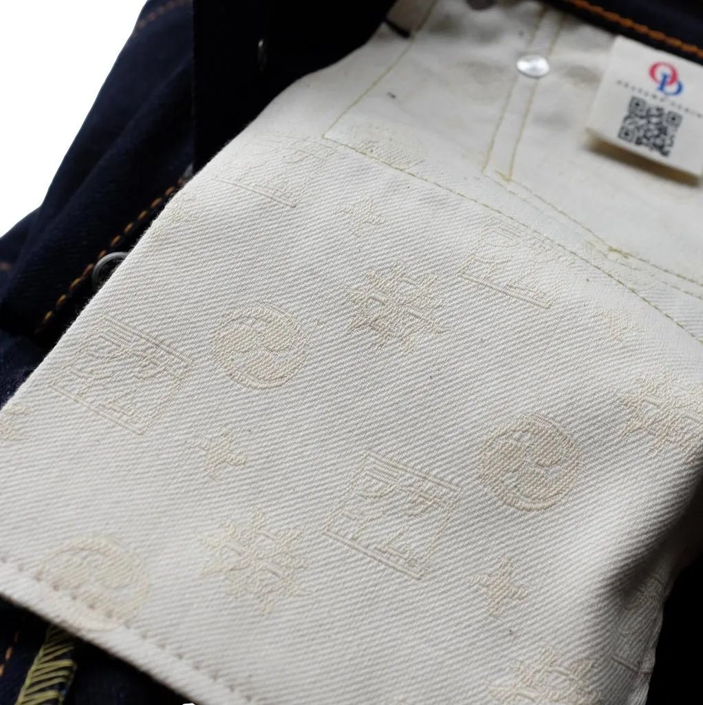 OD SJ 17oz. "Wagami II" Indigo x Black Selvedge Jeans (Comfort Tapered)