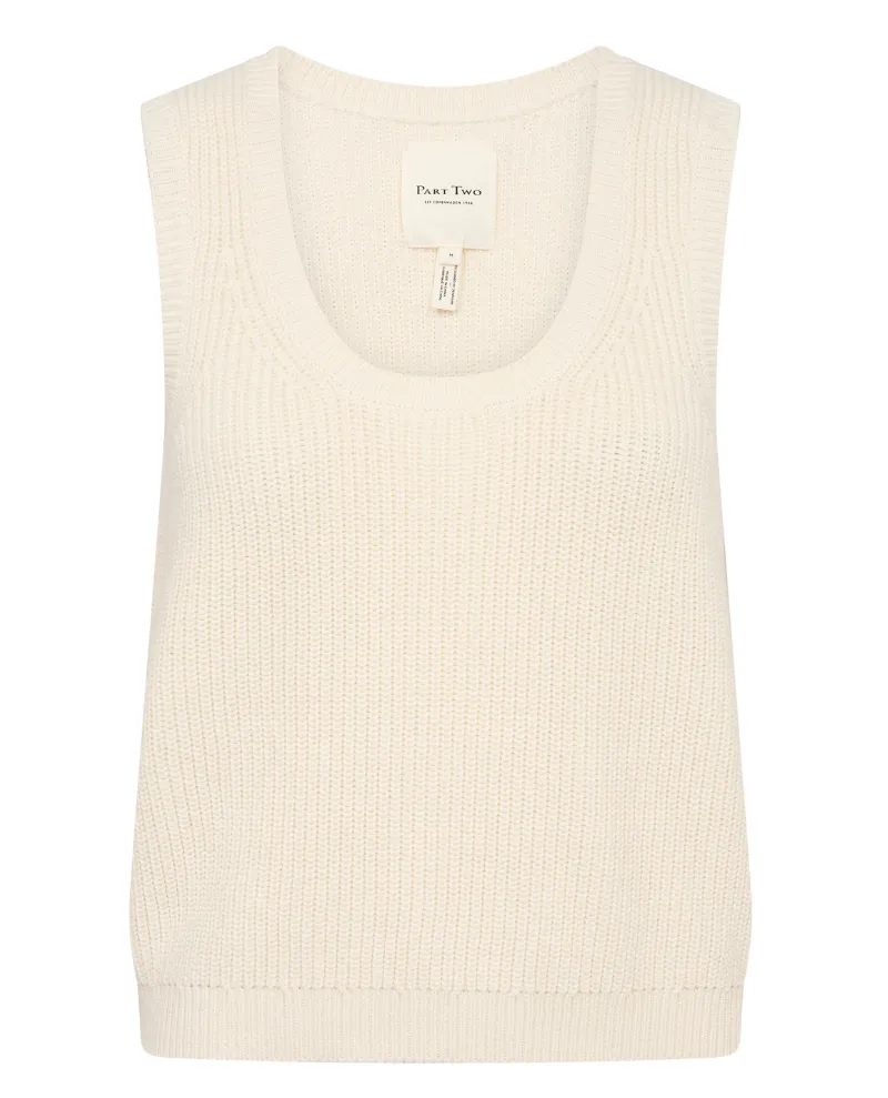 Part Two Nirmala Cream Sweater Vest