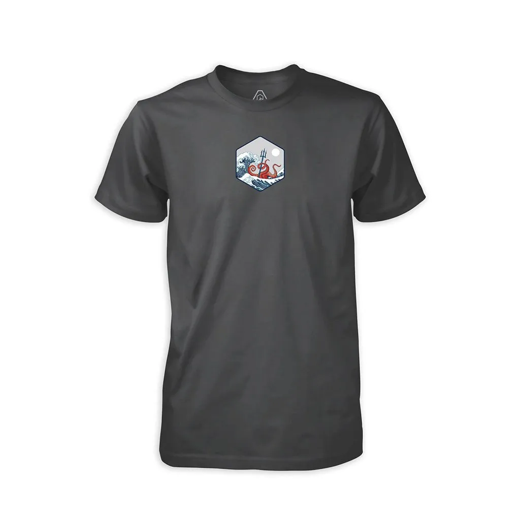 PDW Kraken Wave T-Shirt - Heavy Metal
