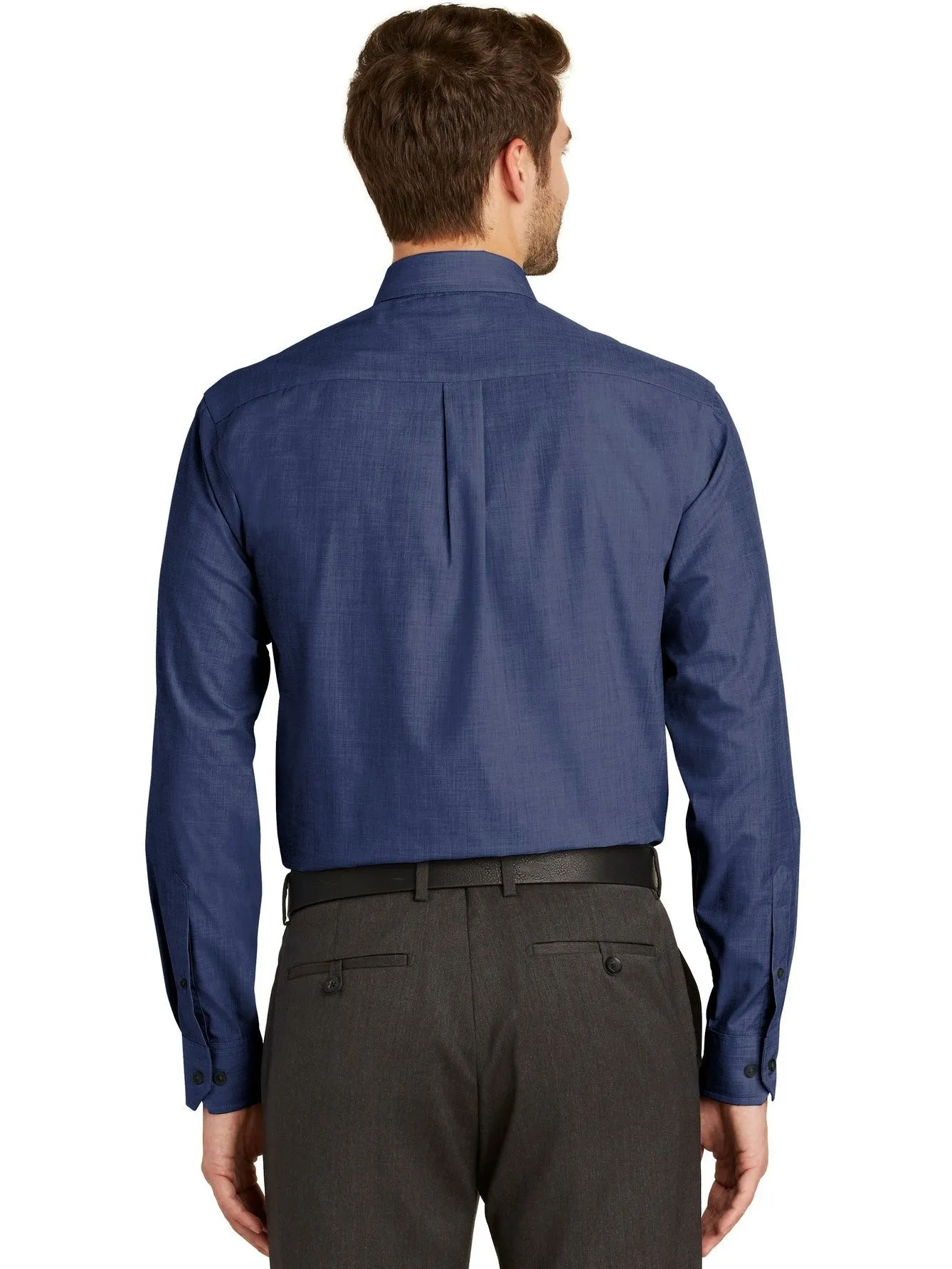 Port Authority Tall Crosshatch Easy Care Shirt