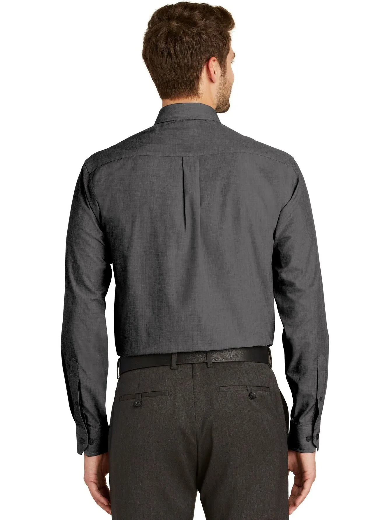 Port Authority Tall Crosshatch Easy Care Shirt