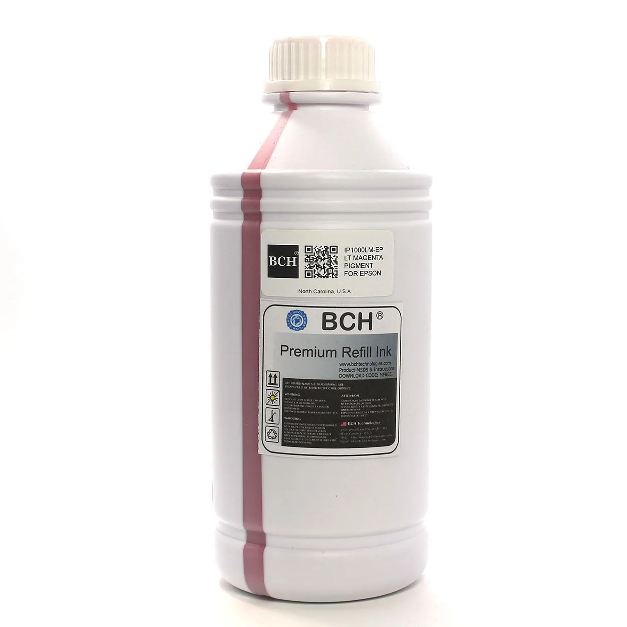 Premium 1000 ml Light Magenta Pigment Ink for Epson (IP1000LM-AE)