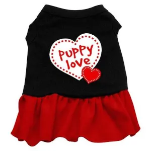 Puppy Love Dresses Black with Red XXL (18)