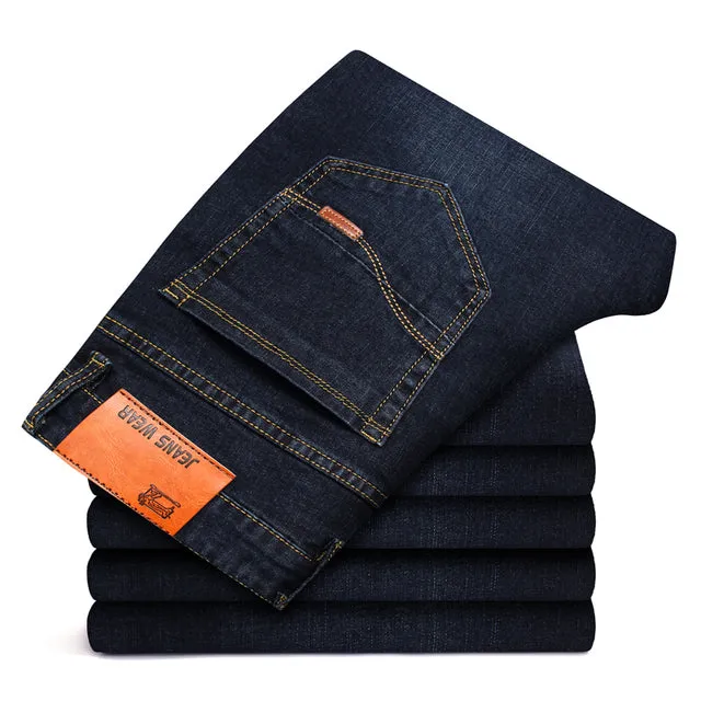 Regular Casual Stretch Denim Pants