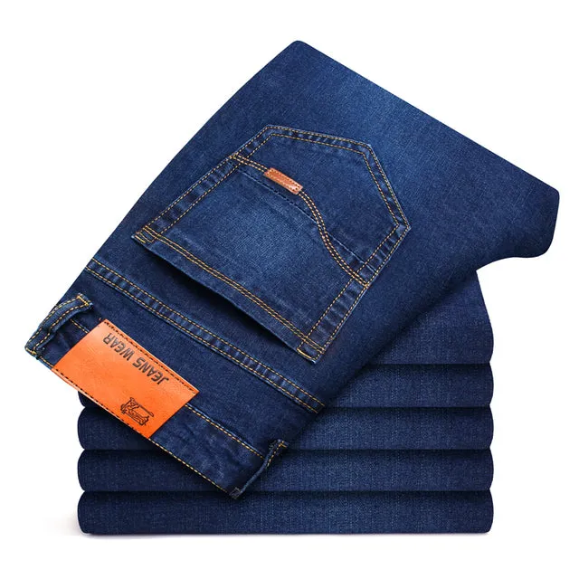 Regular Casual Stretch Denim Pants