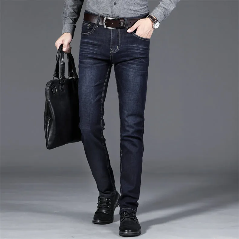 Regular Casual Stretch Denim Pants