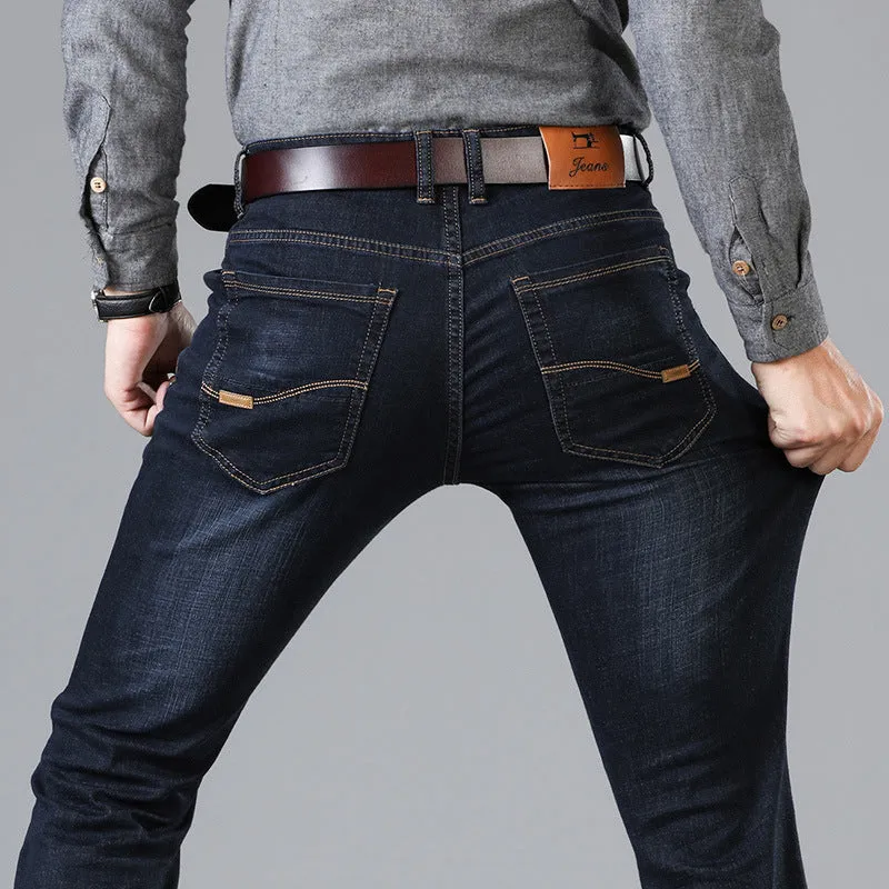 Regular Casual Stretch Denim Pants