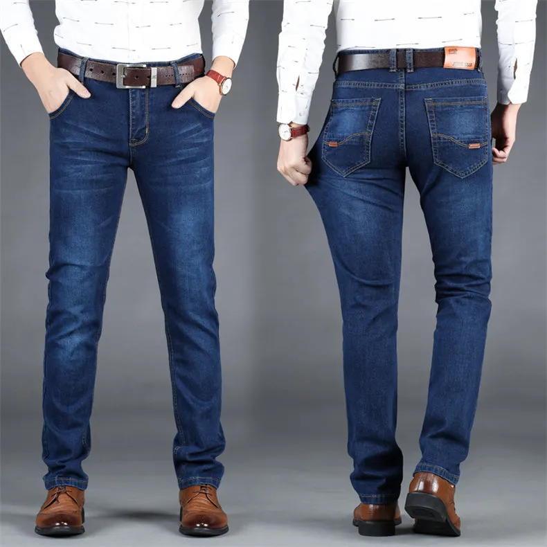 Regular Casual Stretch Denim Pants