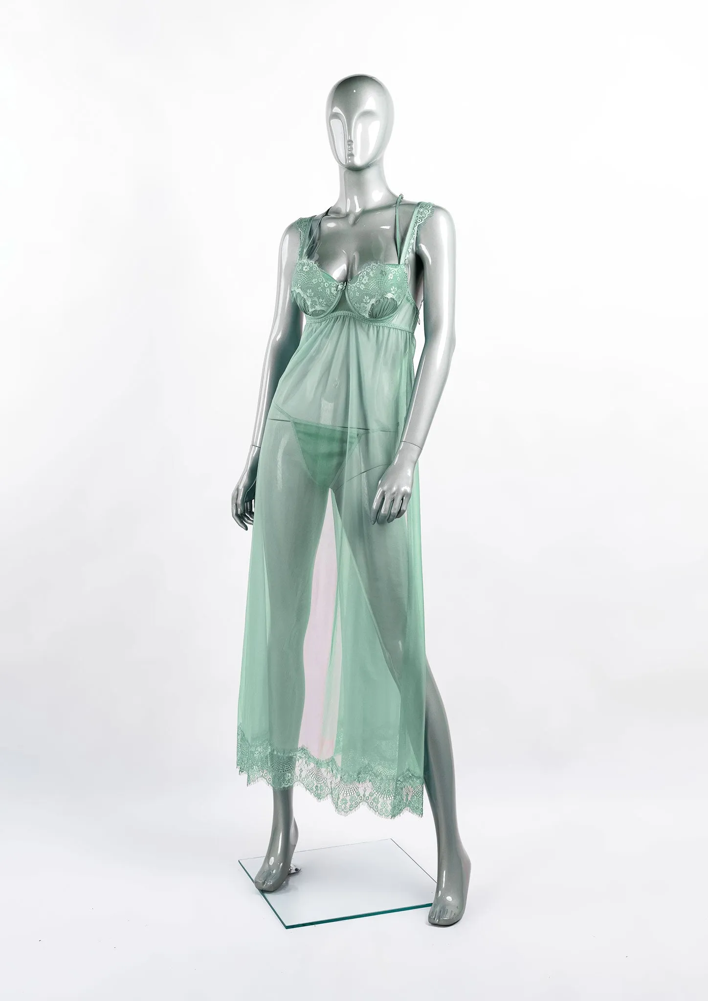 Sexy Mesh Gown Model Number 4830