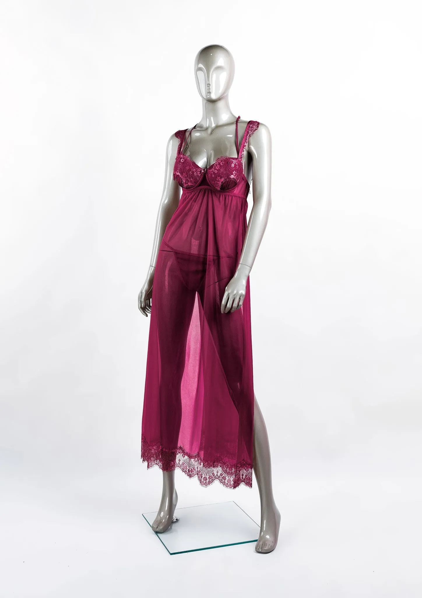 Sexy Mesh Gown Model Number 4830