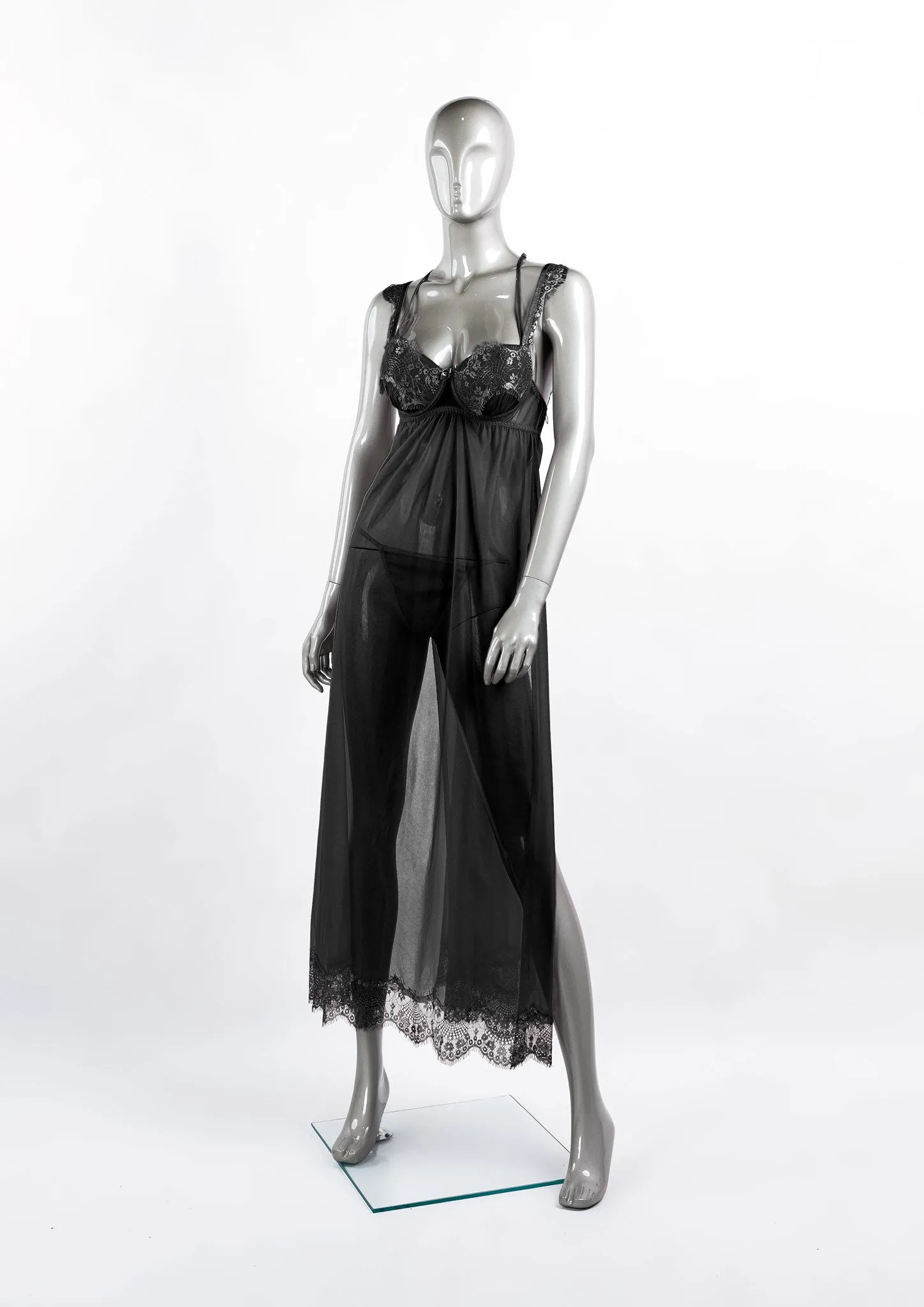 Sexy Mesh Gown Model Number 4830