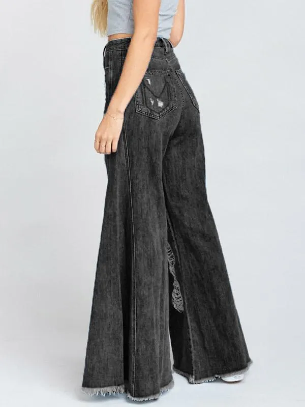 Shredded Casual Jeans