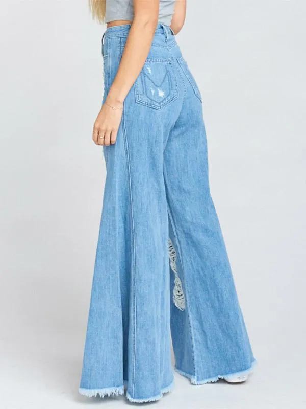 Shredded Casual Jeans