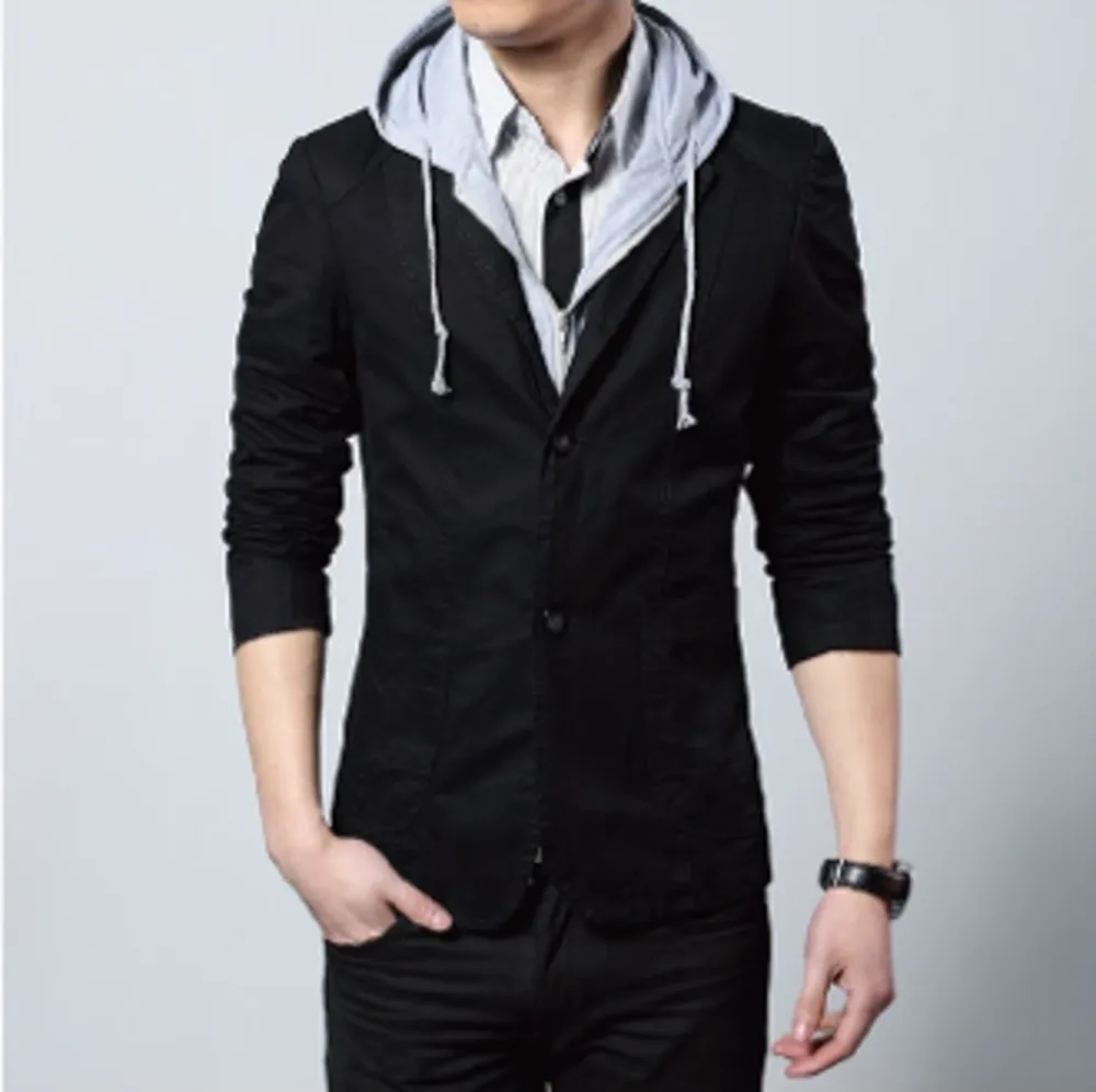 Street Style Hooded Blazer