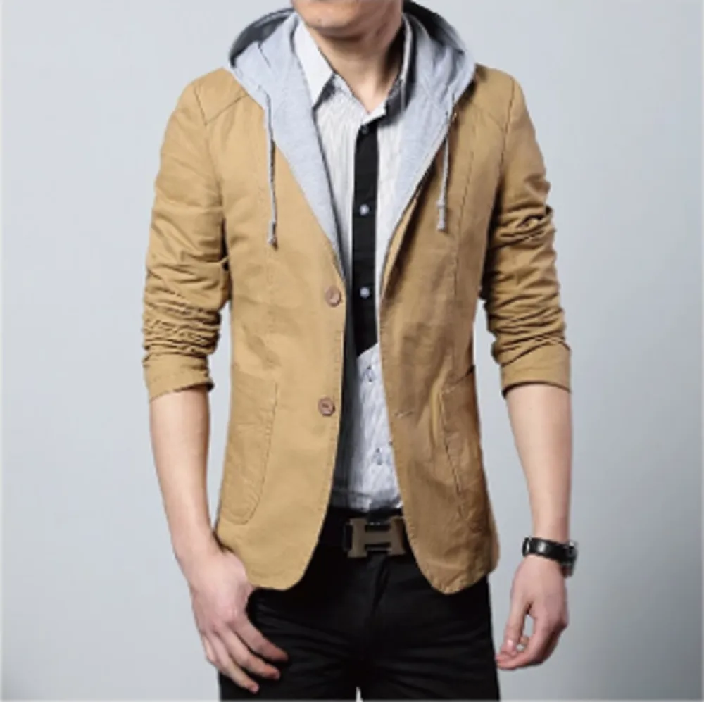 Street Style Hooded Blazer
