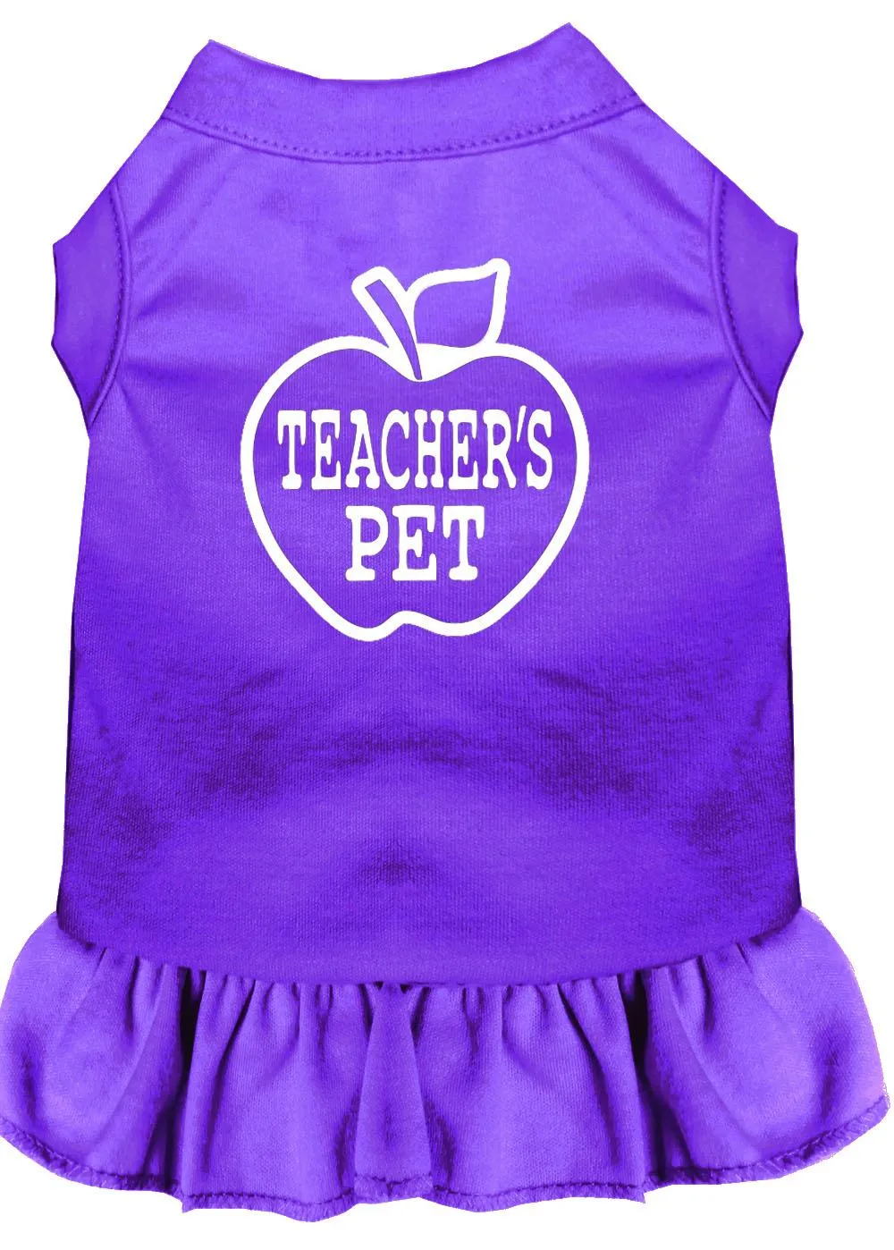 Teachers Pet Screen Print Dress Purple Xl (16)