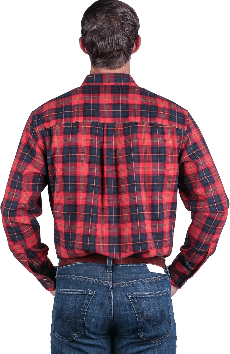 Traditional Irish Grandfather Shirt, Men's Casual Long Sleeve Button Down Collarless Dress Shirt