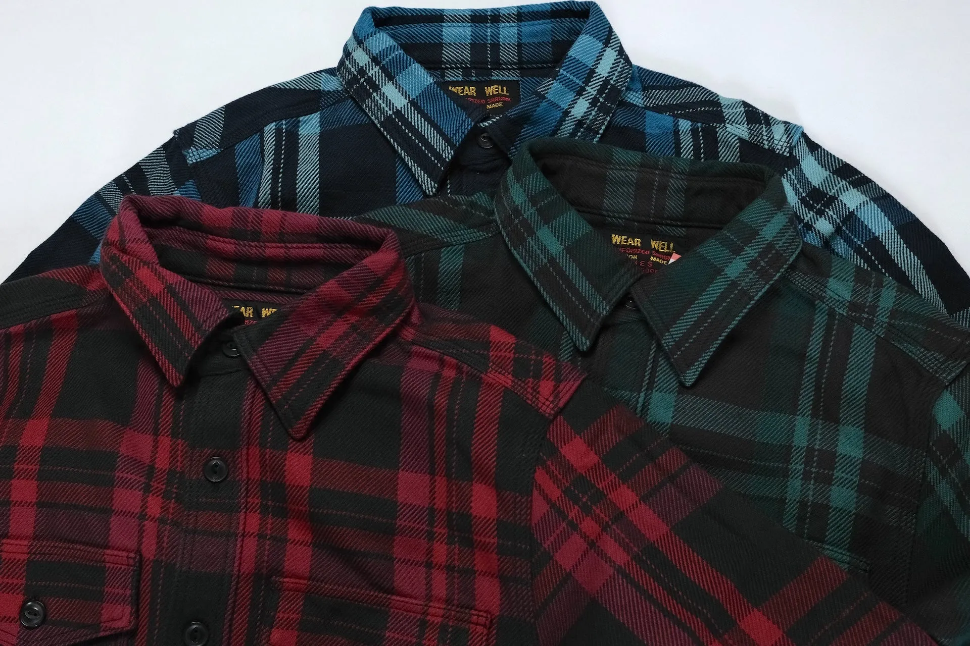 UES 15.5oz Ultra-Heavyweight Flannel Utility Workshirt (Flame Red)