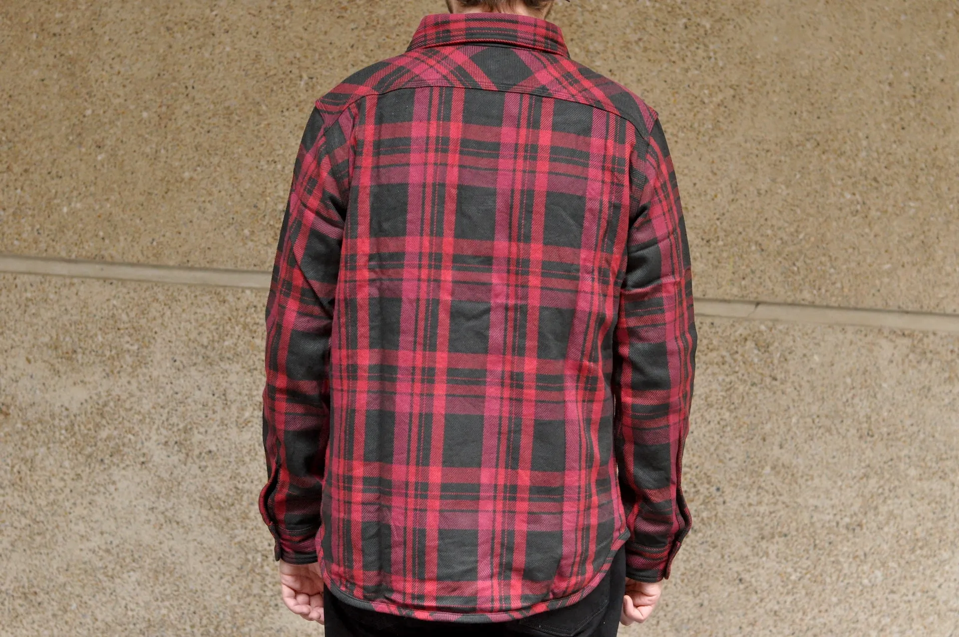 UES 15.5oz Ultra-Heavyweight Flannel Utility Workshirt (Flame Red)