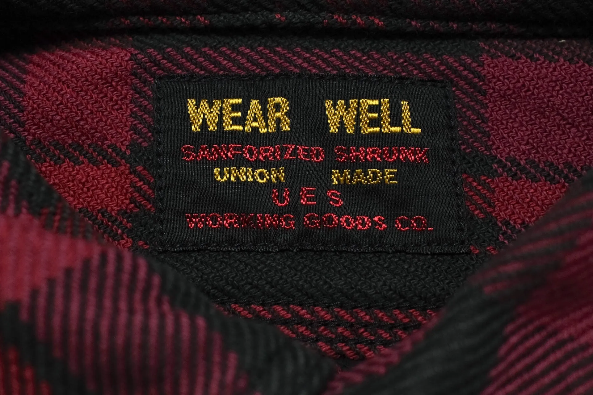 UES 15.5oz Ultra-Heavyweight Flannel Utility Workshirt (Flame Red)