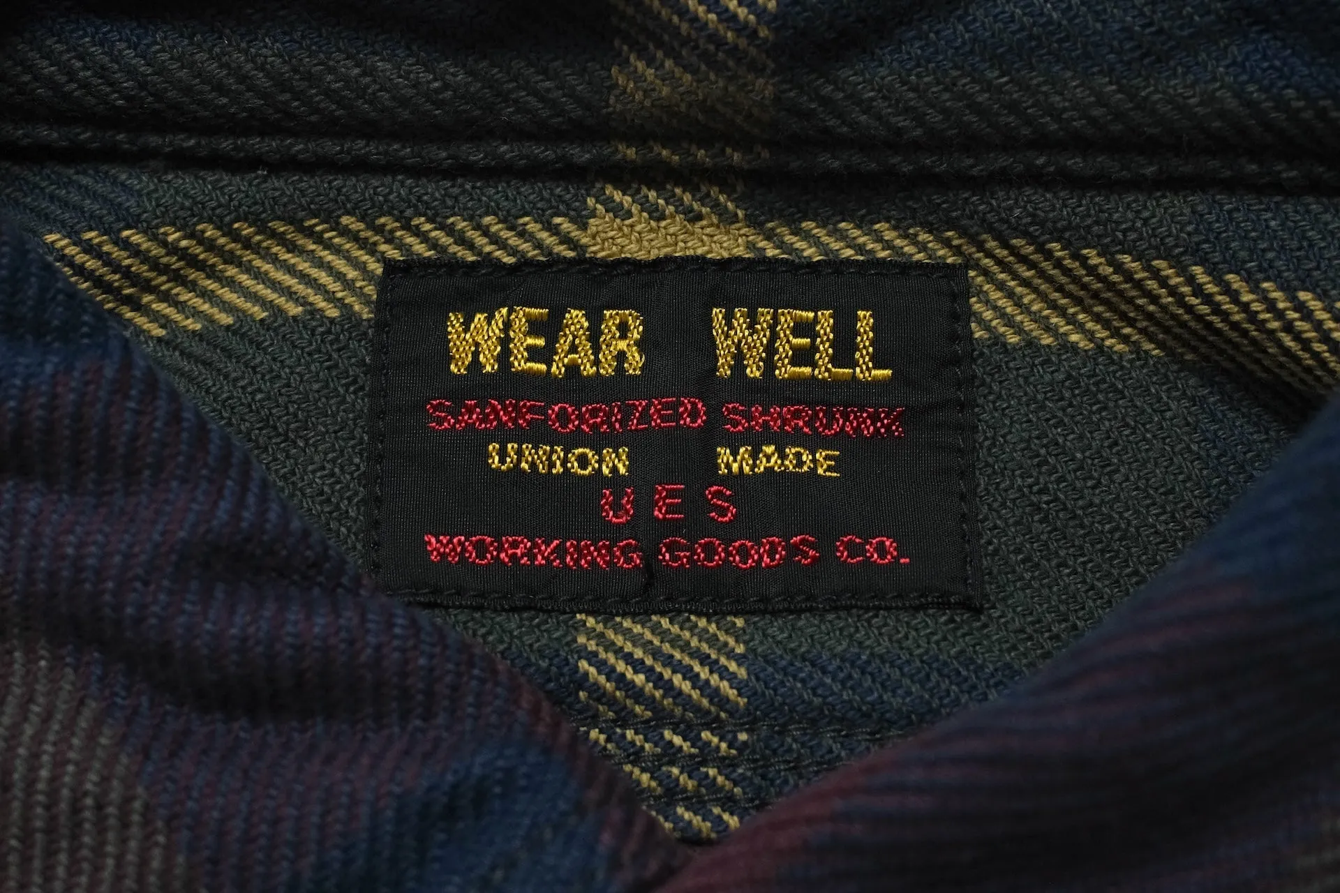 UES 15.5oz Ultra-Heavyweight Flannel Utility Workshirt (Maple Red)